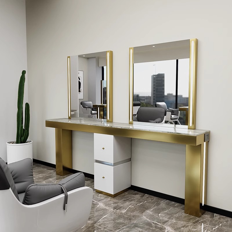 Beauty Makeup Design - New Design Barbershop Vanity Desk For