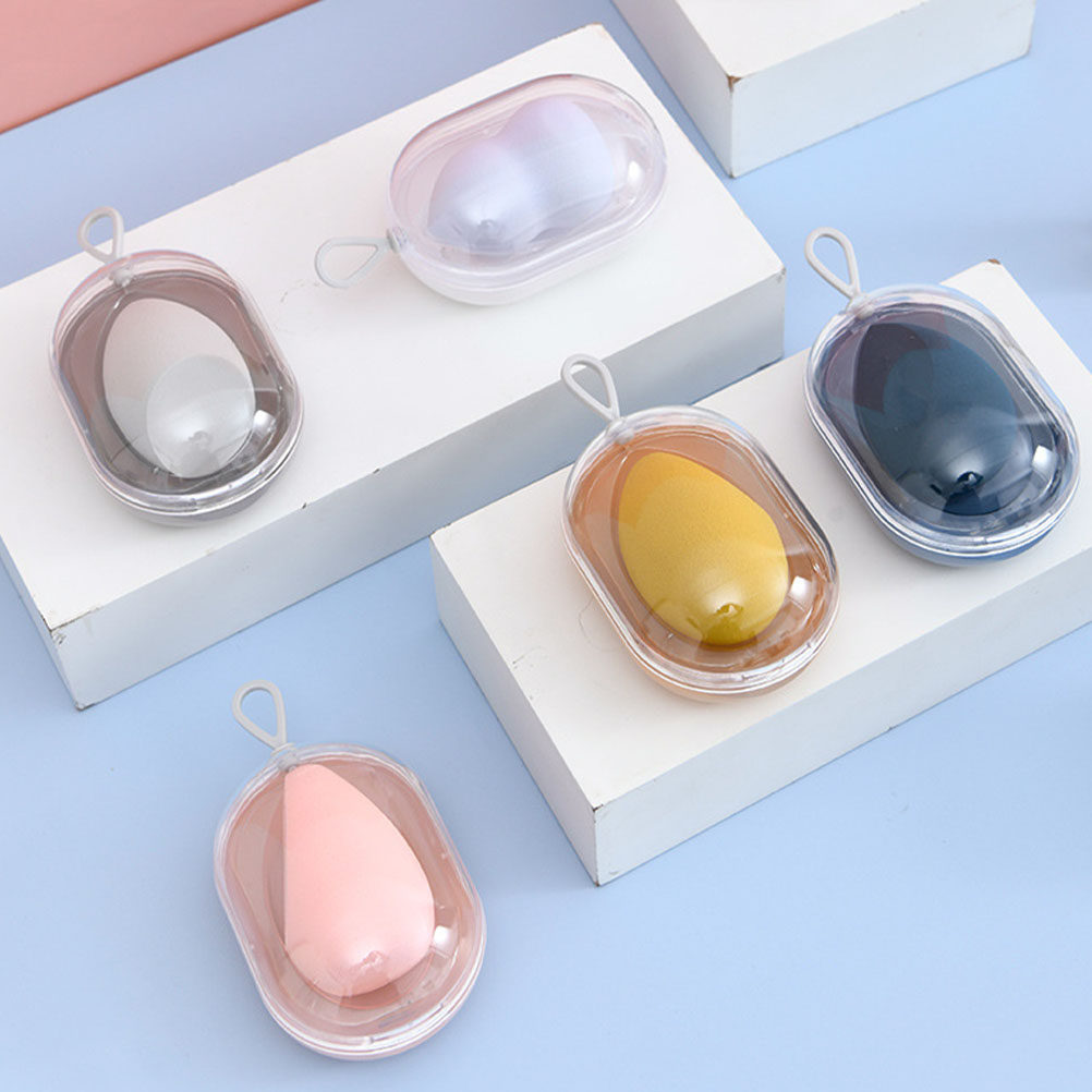 Beauty Makeup & D Anime Studio Vega Baja - 4Pcs Chic Makeup Egg Storage Box