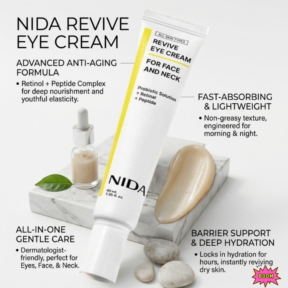 Anti-Aging Face Cream - NIDA Retinol Peptide Eye Cream Anti