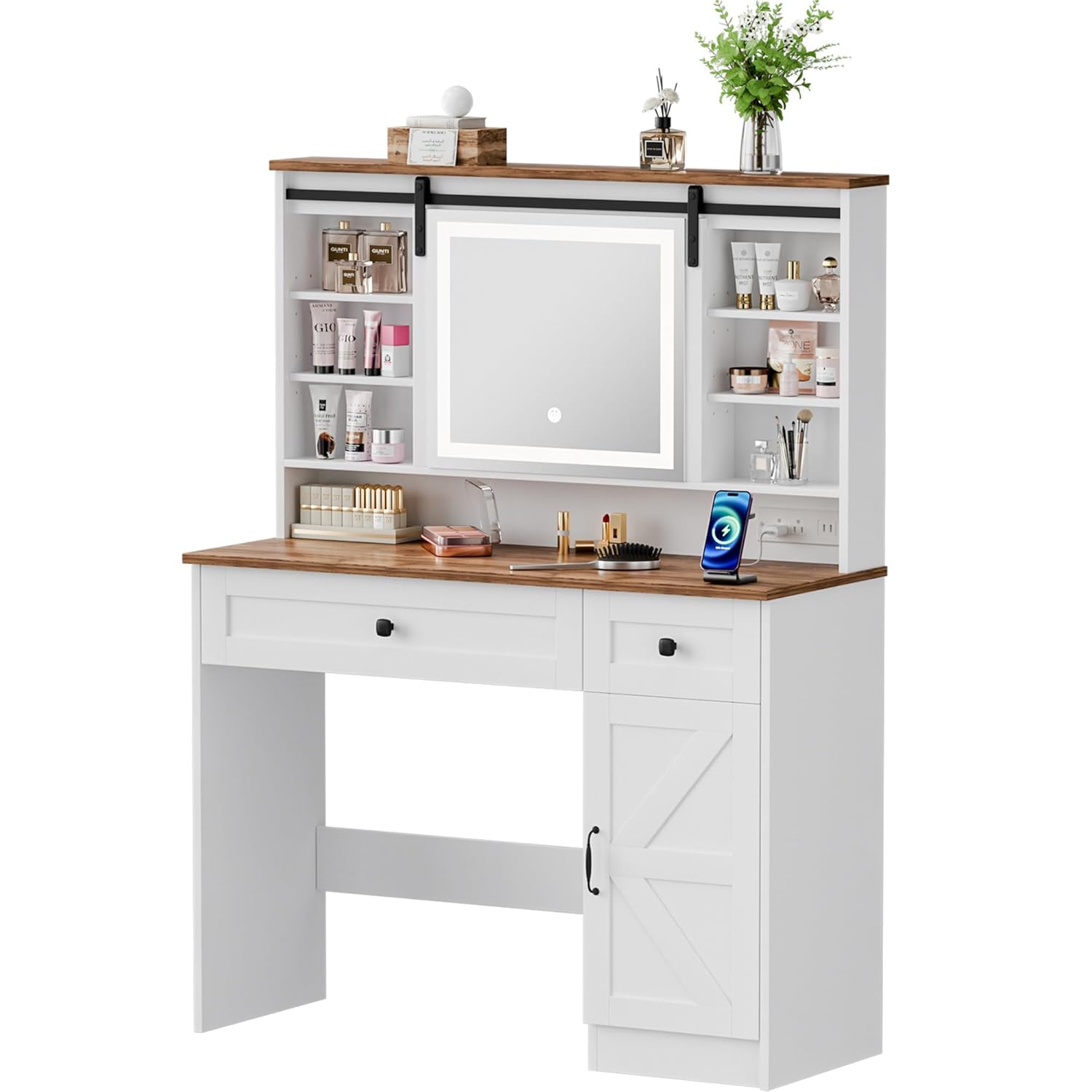 X Beauty Makeup - i*-Modern Beauty LED Vanity Desk with