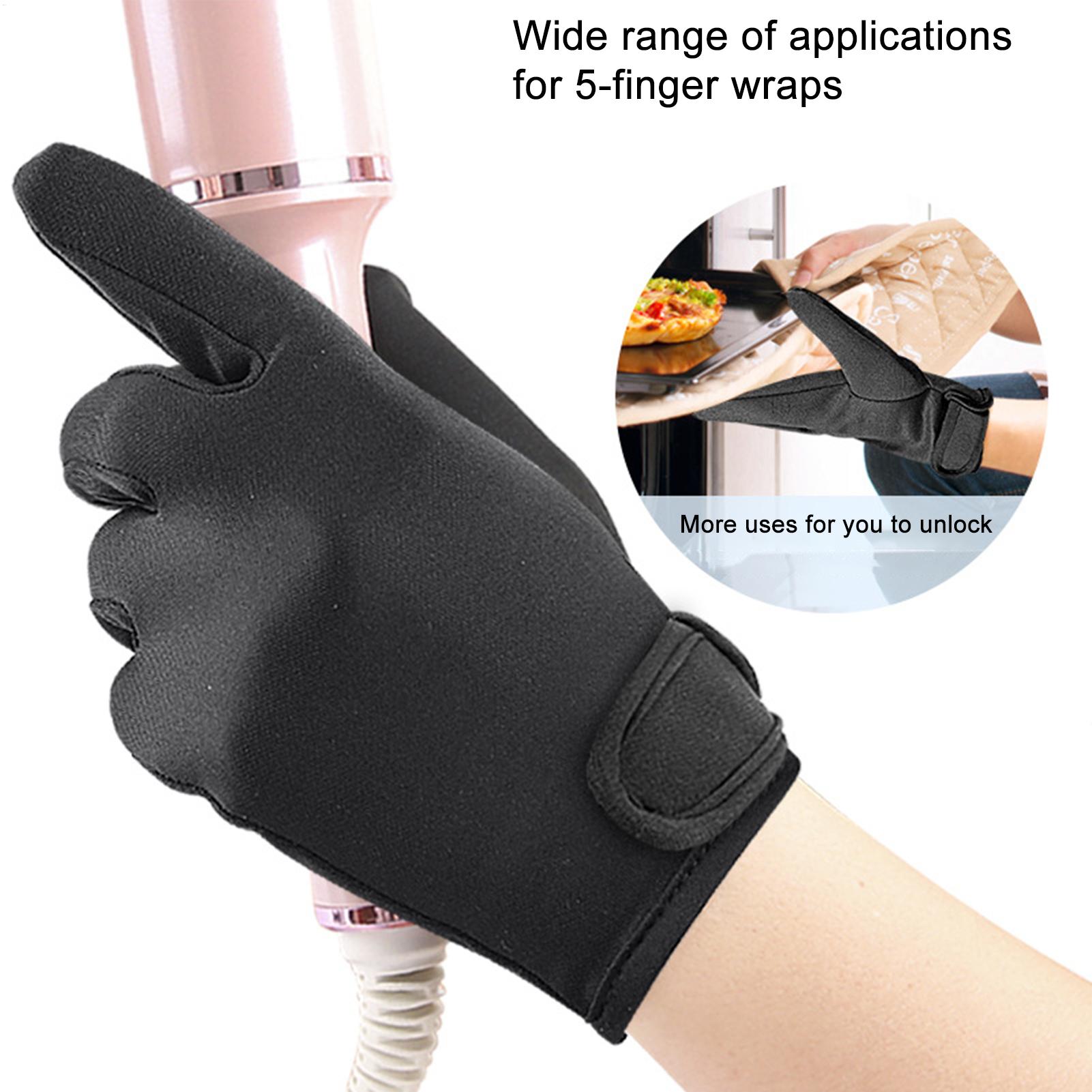 Hair Straightener - 1PC Heat Resistant Finger Glove Hair