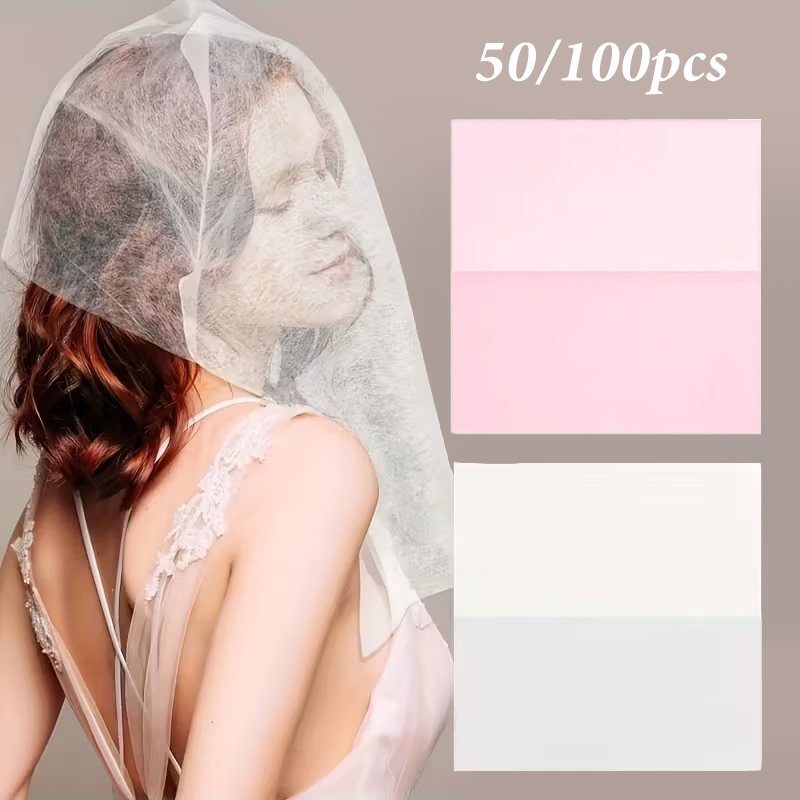 Beauty Makeup Bridal - 【xxx】50/100pcs Disposable Makeup Protector Hoods Breathable