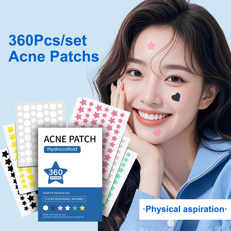 Beauty Makeup & D Anime Studio Vega Baja - 360Pcs Colorful Invisible Pimple Removal Anti-Acne