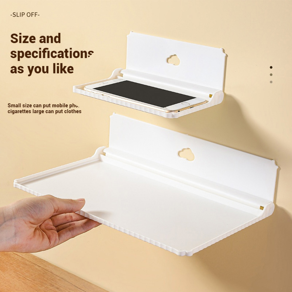 Beauty Makeup Wallpaper - Punch-Free Foldable Wall Storage Shelf Nail-Free