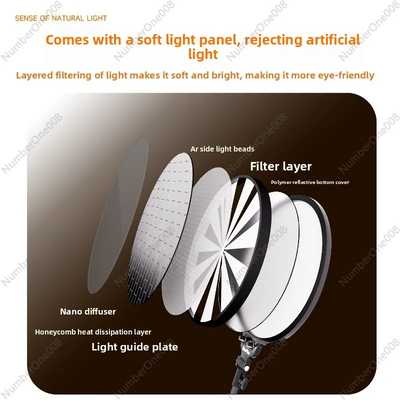360° Rotating Ring Light with  - Beauty Full Makeup 评论和价格