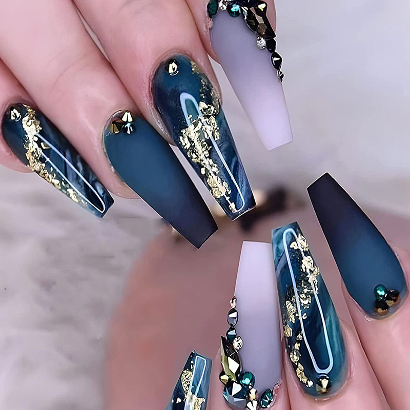 French Tip Press on Nails Long - Nail Extension Tips 评论和价格
