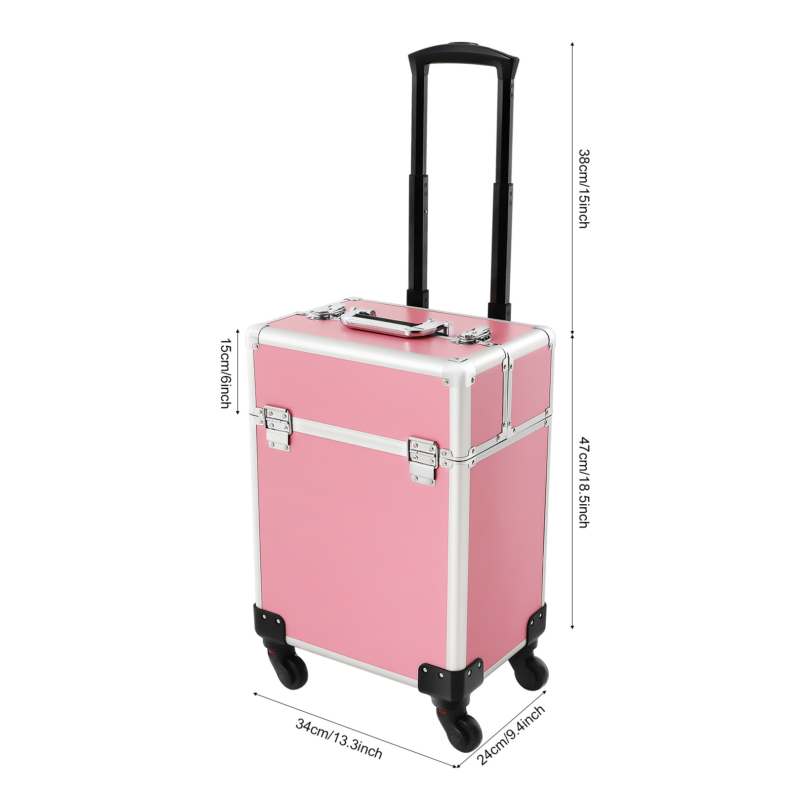 Rolling Makeup Train Case Cosm - Beauty Makeup Salon 评论和价格