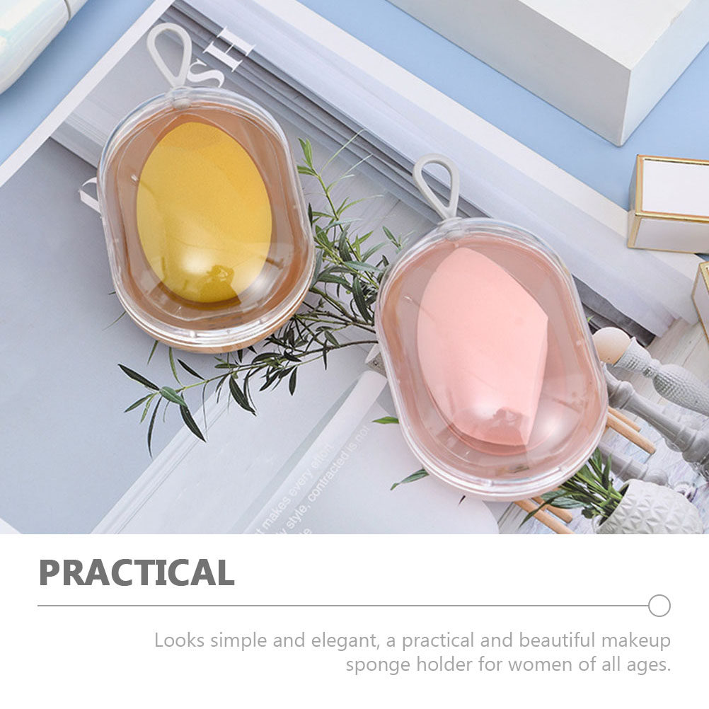 4Pcs Chic Makeup Egg Storage B - Beauty Makeup & D Anime Studio Vega Baja 评论和价格