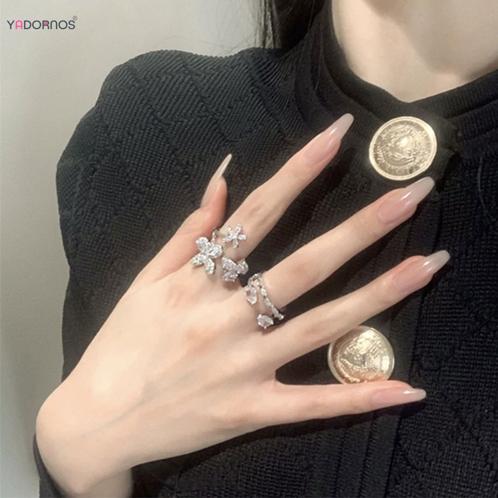 Nude Color Long Ballet Fake Na - Nail Extension Tips 评论和价格