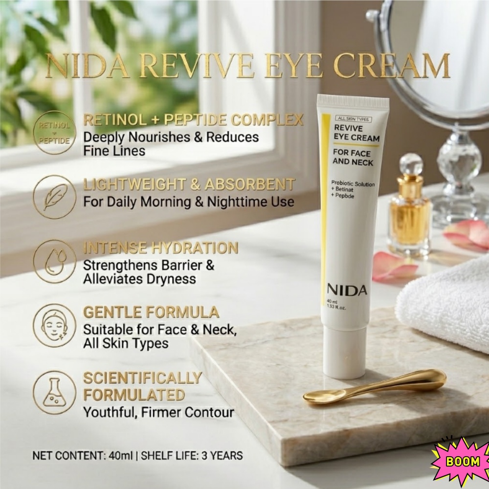 NIDA Retinol Peptide Eye Cream - Anti-Aging Face Cream 评论和价格