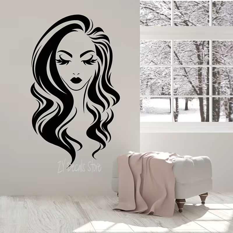 Beauty Salon Wall Decal Long H - Beauty Makeup Wallpaper 评论和价格