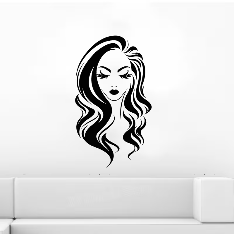 Beauty Salon Wall Decal Long H - Beauty Makeup Wallpaper 评论和价格