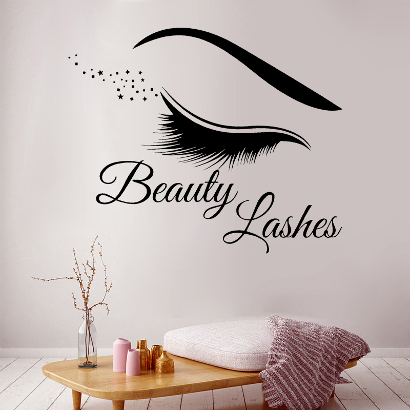 Modern Lashes Eyelashes Wall S - Beauty Makeup Wallpaper 评论和价格