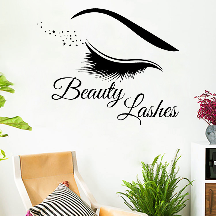 Modern Lashes Eyelashes Wall S - Beauty Makeup Wallpaper 评论和价格