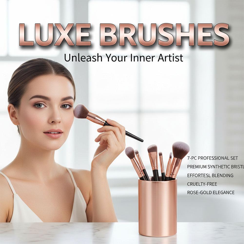Makeup Brushes 7Pcs Makeup Kit - Beauty Full Makeup 评论和价格