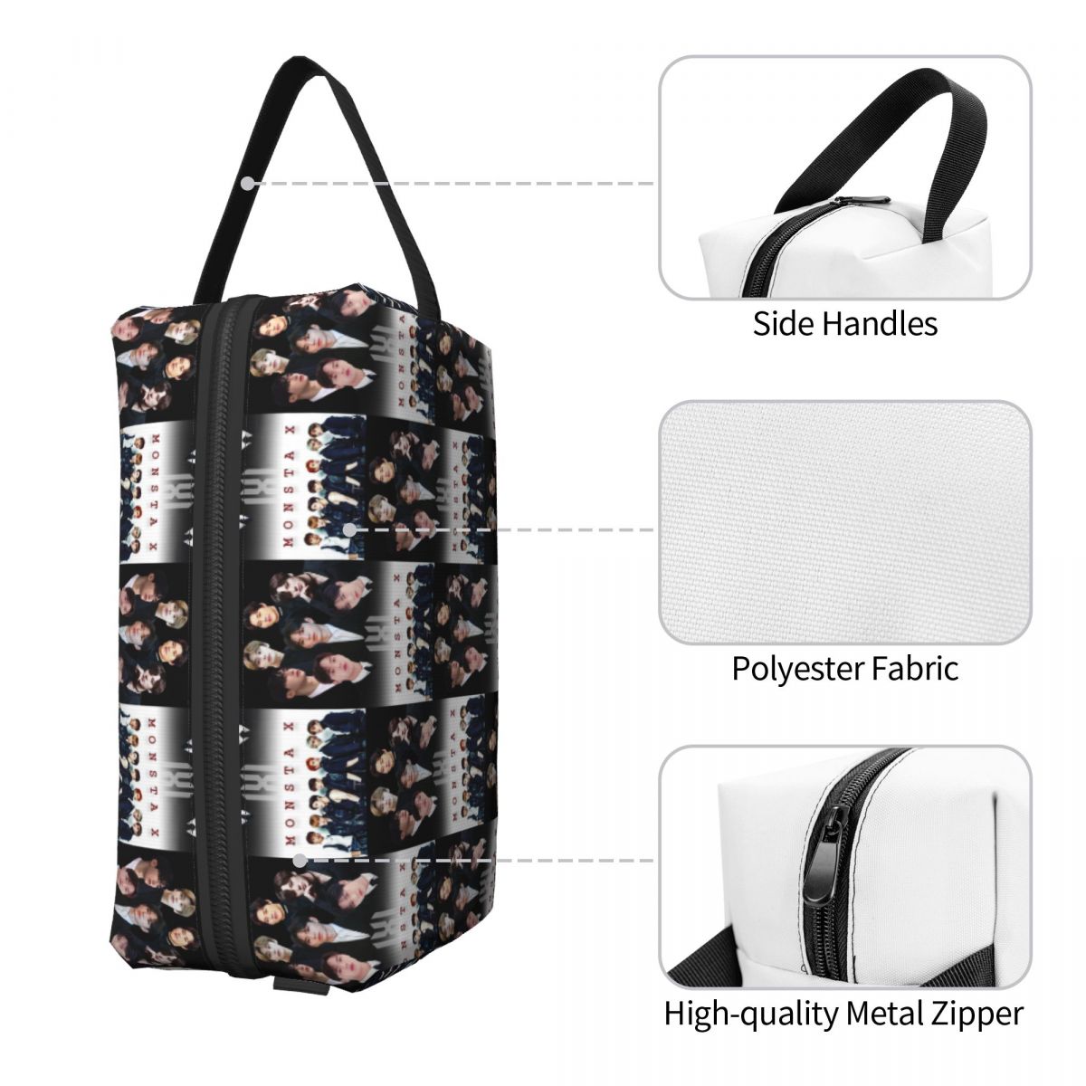 Monsta X Kpop Makeup Bag Cosme - X Beauty Makeup 评论和价格