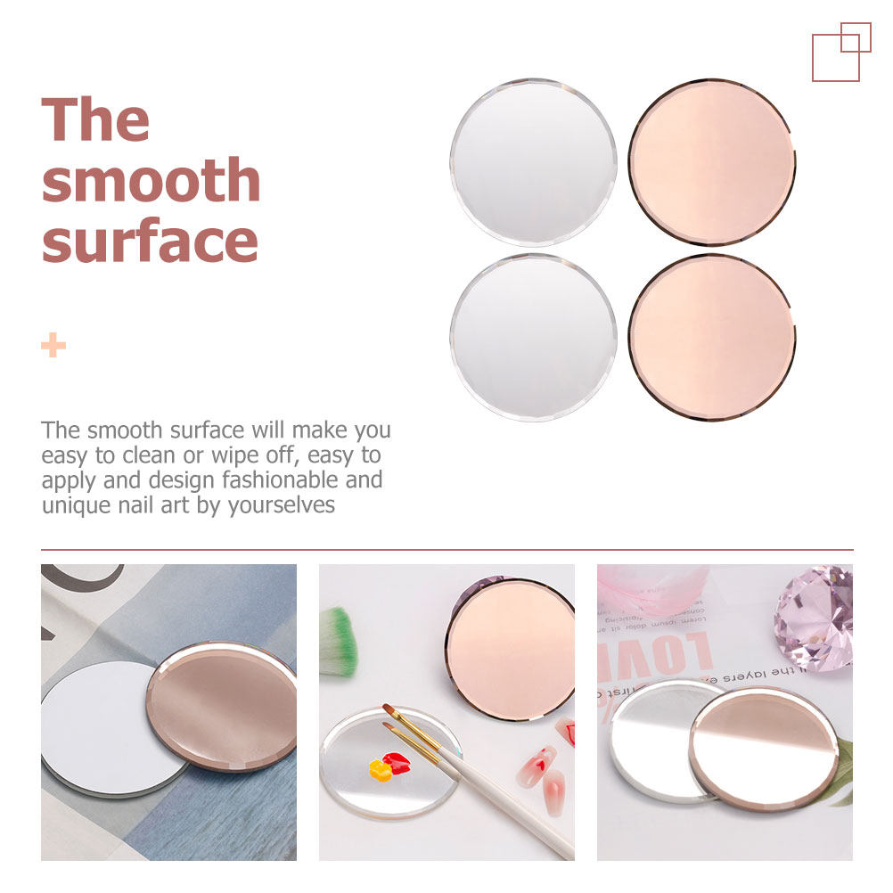 4Pcs Manicure Mixing Pallet Sm - Beauty Makeup Design 评论和价格