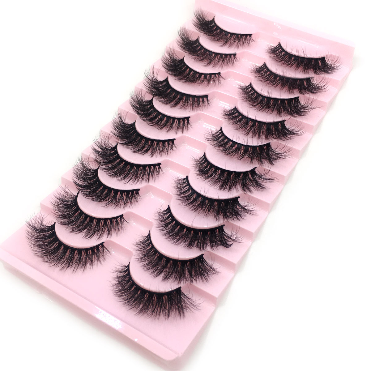 NEW 10 Pairs 6D Faux Mink Eyel - Beauty Full Makeup 评论和价格