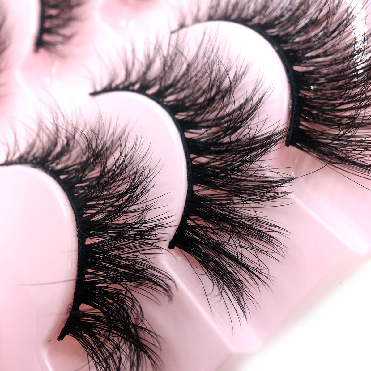 NEW 10 Pairs 6D Faux Mink Eyel - Beauty Full Makeup 评论和价格