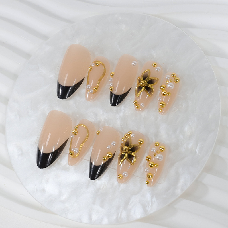 24Pcs Long Almond Press‑On Nai - Nail Extension Tips 评论和价格