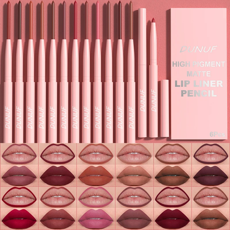 6pcs/Set Lip Liner Pen Set Lon - X Beauty Makeup 评论和价格