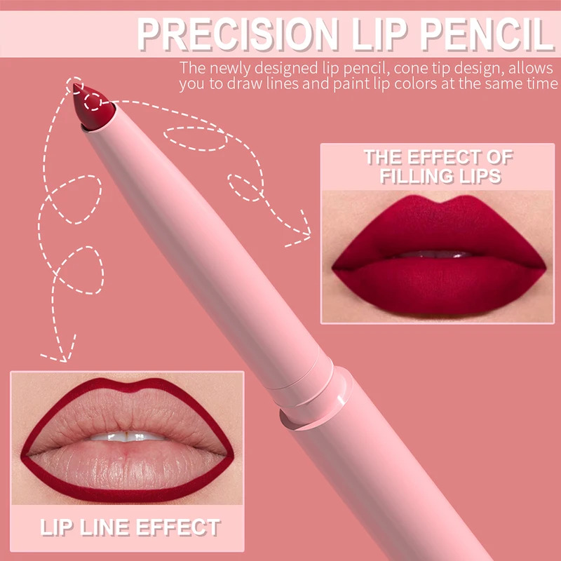 6pcs/Set Lip Liner Pen Set Lon - X Beauty Makeup 评论和价格