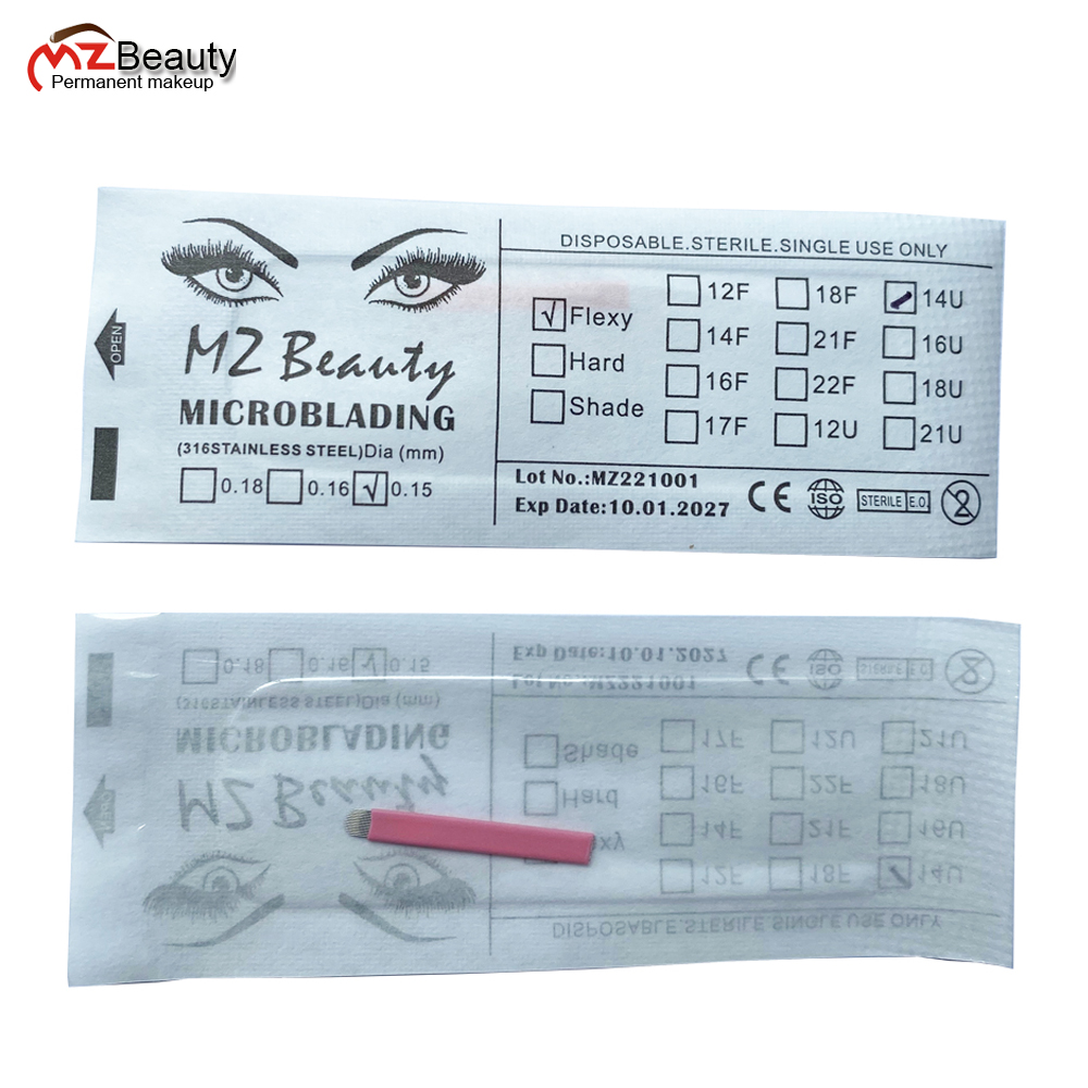 Nano 0.15MM 14 U Shape Microbl - Beauty Makeup Supply 评论和价格