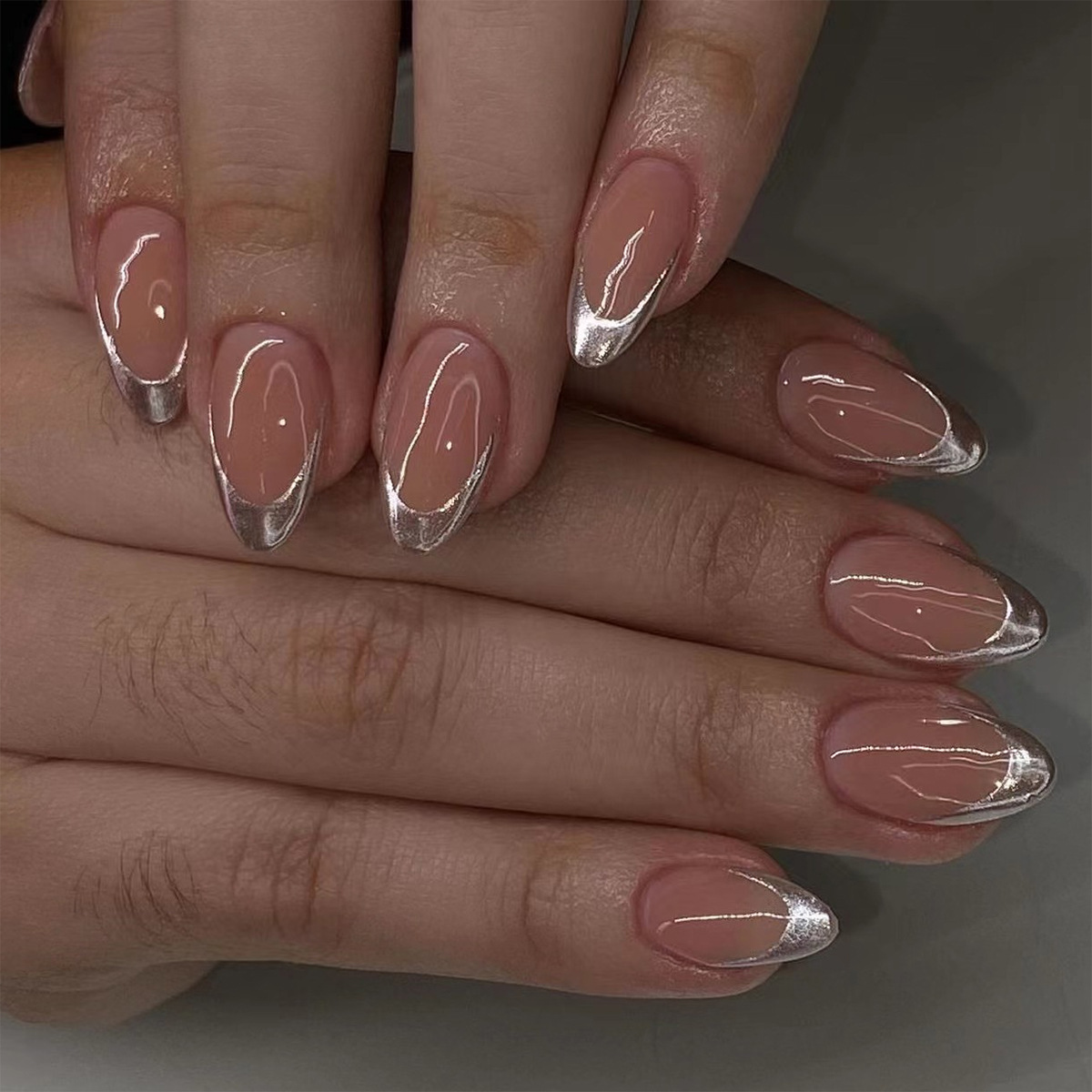 24pcs Simple Green French Fake - Nail Extension Tips 评论和价格