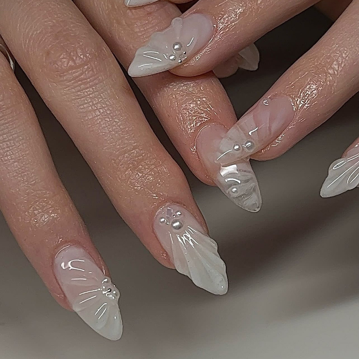24pcs Simple Green French Fake - Nail Extension Tips 评论和价格