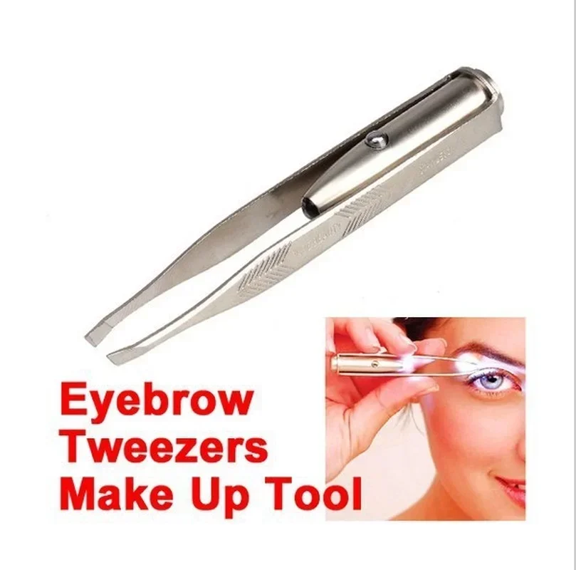 1/3Pcs Led Eyebrow Tweezers St - Beauty Makeup Design 评论和价格