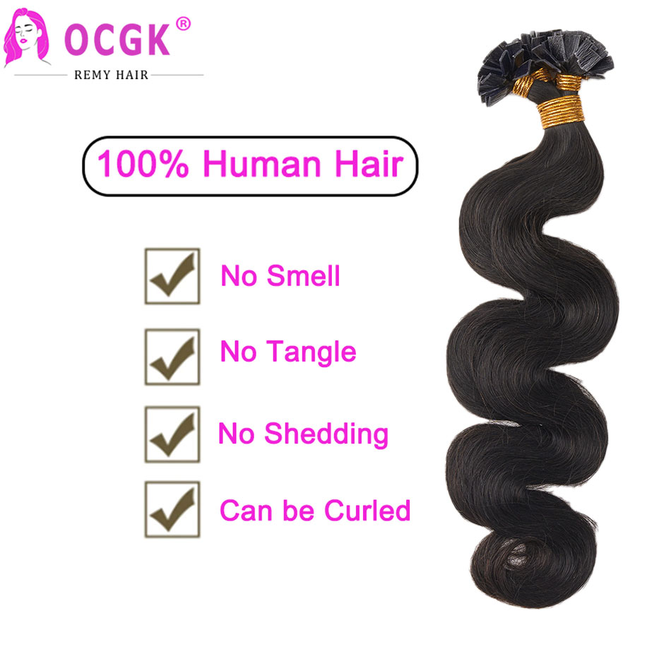 OCGK Body Wave Nail Flat Tip H - Nail Extension Tips 评论和价格
