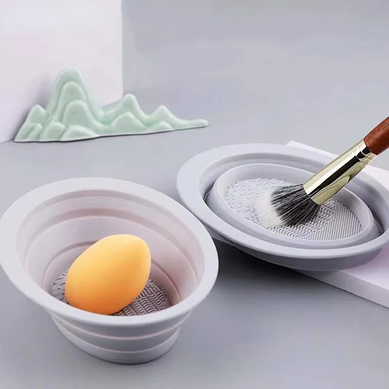 Foldable Silicone Makeup Brush - Beauty Makeup Supply 评论和价格