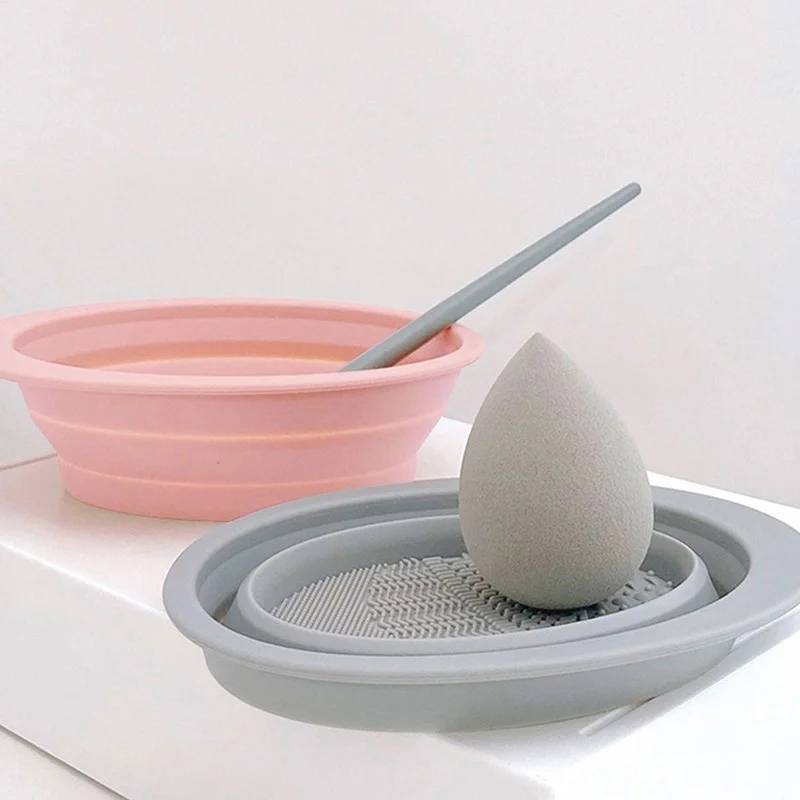 Foldable Silicone Makeup Brush - Beauty Makeup Supply 评论和价格