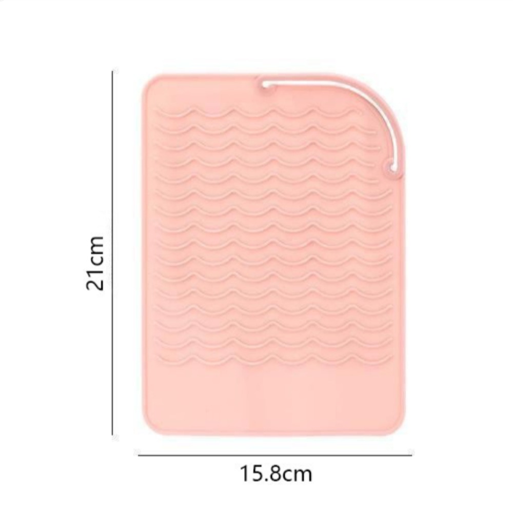 Silicone Heat Resistant Mat fo - Hair Straightener 评论和价格