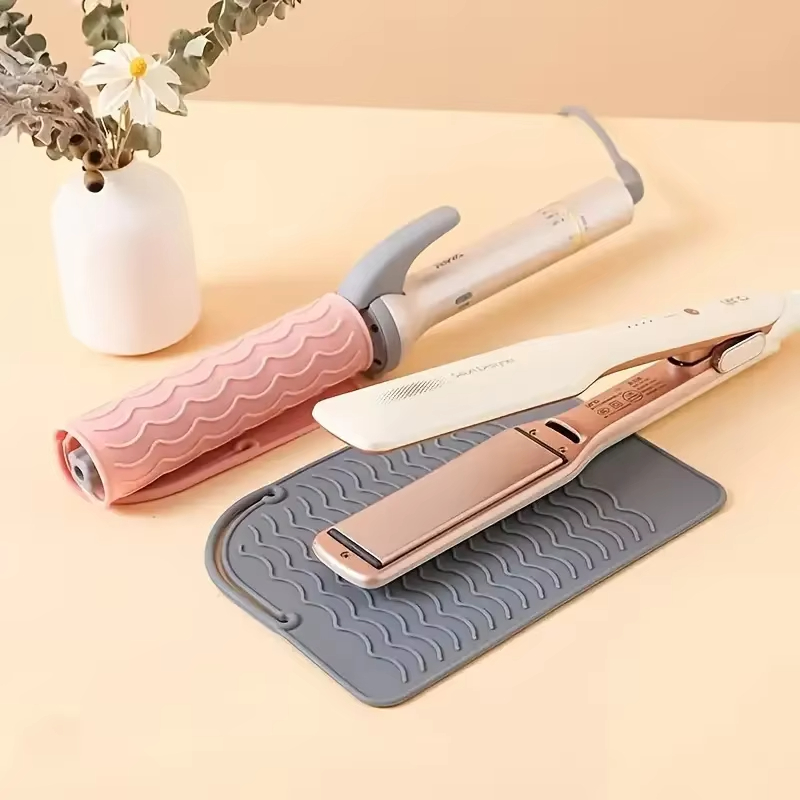 Silicone Heat Resistant Mat fo - Hair Straightener 评论和价格