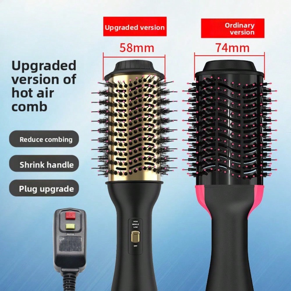 New 3-In-1 Hot Air Comb Roll S - Hair Straightener 评论和价格