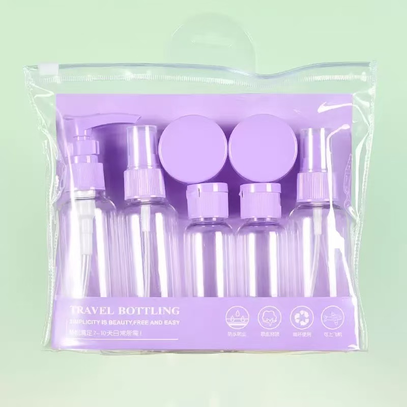 7PCS Travel Bottle Bag Wash Se - Setting Spray 评论和价格