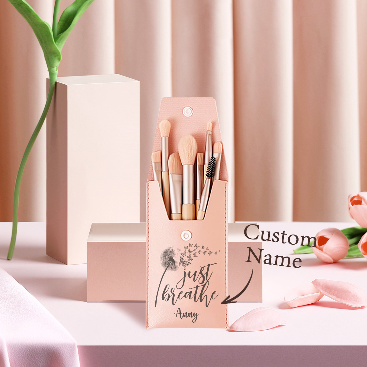 1pc Custom Name Makeup Brush,  - Beauty Makeup Design 评论和价格