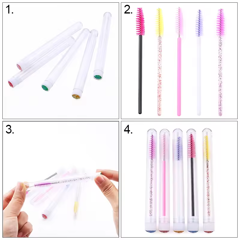 Eyelash Brush Tube With Eyebro - Beauty Makeup Supply 评论和价格