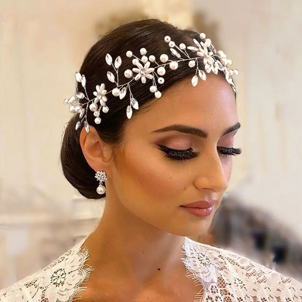 DZ187 Bridal Hair Vine Headban - Beauty Makeup Bridal 评论和价格