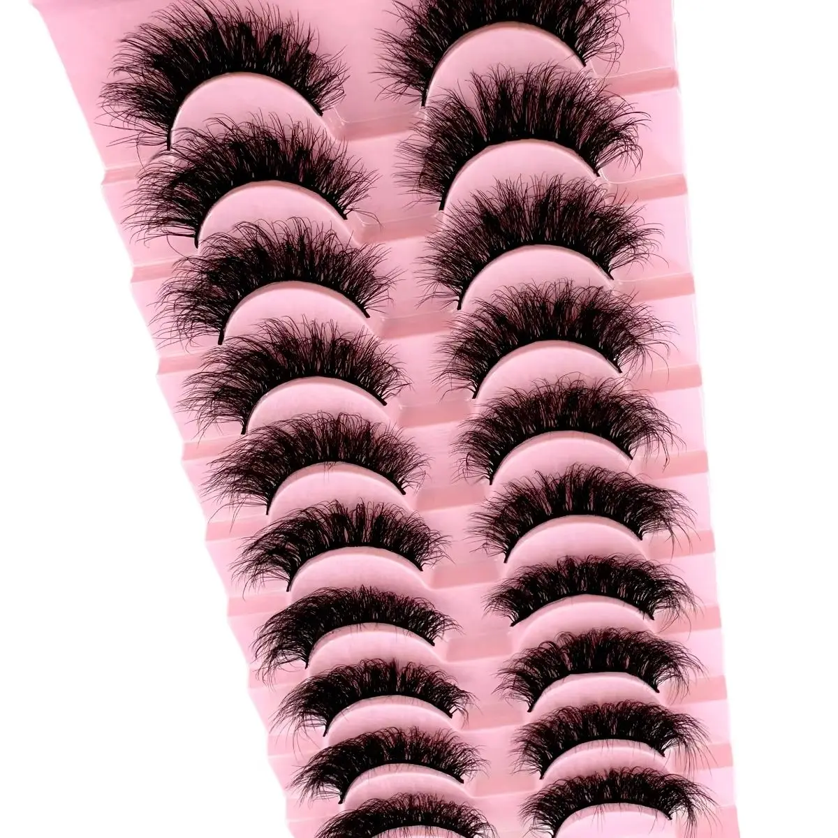 AMSDCN 10 Pairs Artificial Min - Beauty Full Makeup 评论和价格