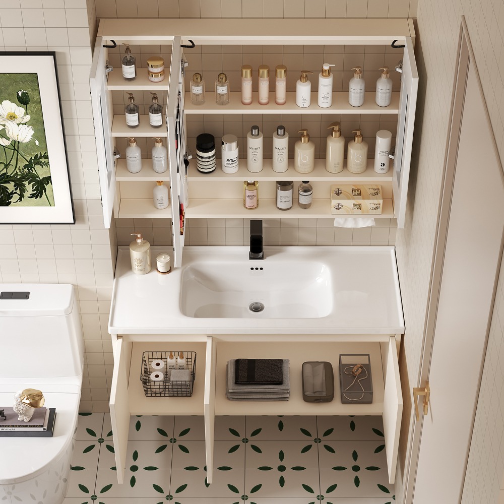bathroom smart storage mirror  - Beauty Makeup Wallpaper 评论和价格
