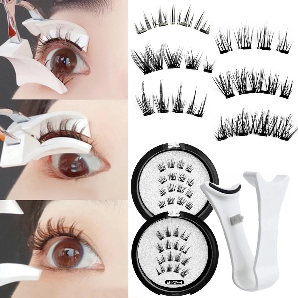 Glue-free Magnetic Eyelashes 3 - Beauty Makeup Supply 评论和价格