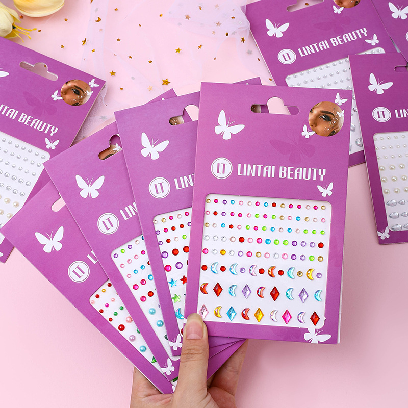 Hot Selling Face Gems Stickers - Beauty Makeup & D Anime Studio Vega Baja 评论和价格