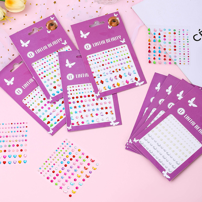 Hot Selling Face Gems Stickers - Beauty Makeup & D Anime Studio Vega Baja 评论和价格