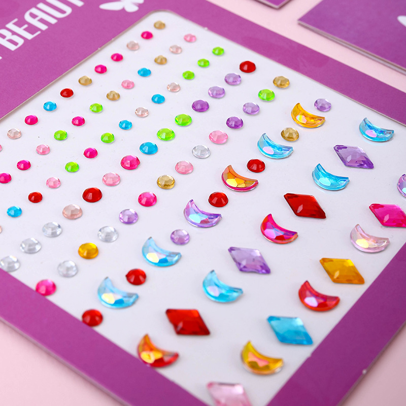 Hot Selling Face Gems Stickers - Beauty Makeup & D Anime Studio Vega Baja 评论和价格