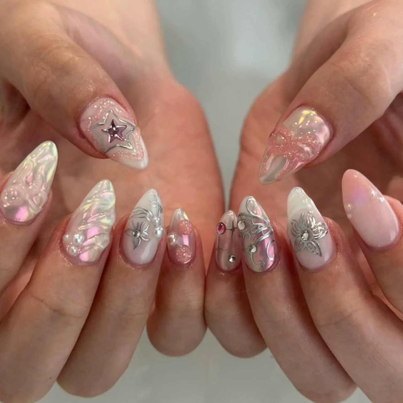 24pcs Halloween Dark Scrub Fak - Nail Extension Tips 评论和价格