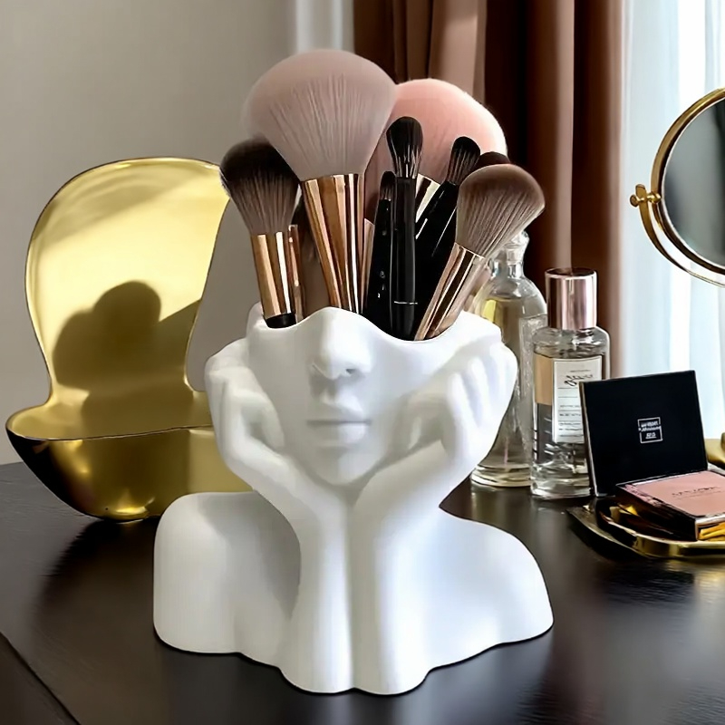 Face Shape Makeup Brush Holder - Beauty Makeup Design 评论和价格