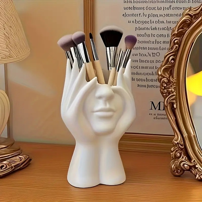 Face Shape Makeup Brush Holder - Beauty Makeup Design 评论和价格
