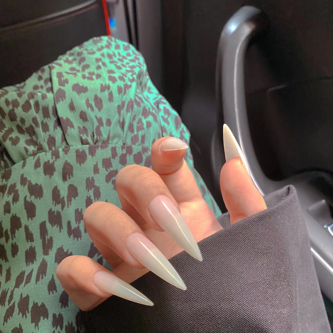 Long Stiletto Fake Nails Chine - Nail Extension Tips 评论和价格